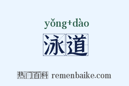 泳道是什么意思的图片
